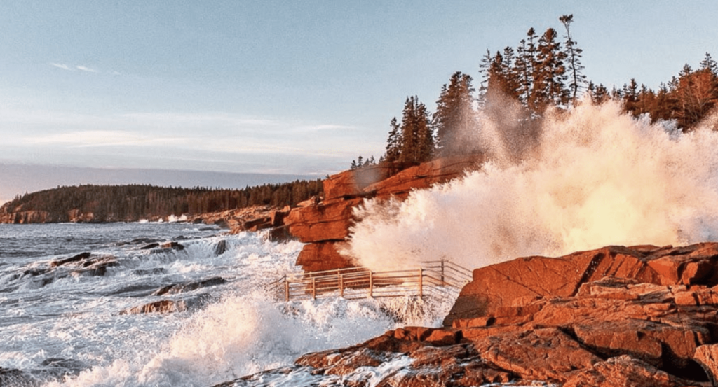 Thunder Hole Waterfall